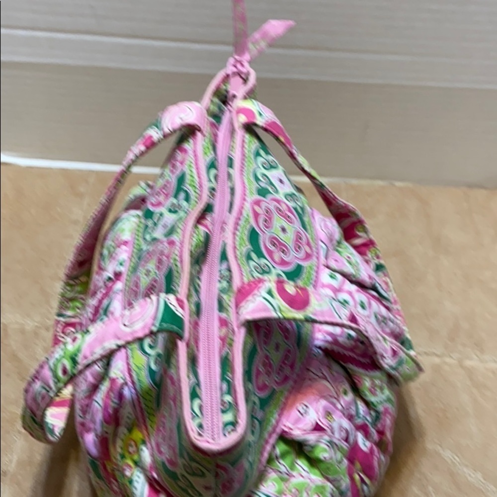 Vera Bradley Little Betsy Pinwheel Pattern HandBag - Picture 7 of 11